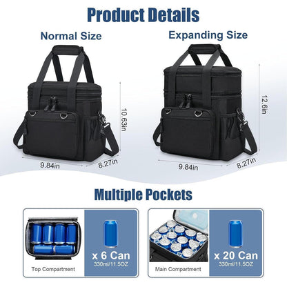 Taktische Lunchtasche isoliert, 15L, wasserdicht & langlebig