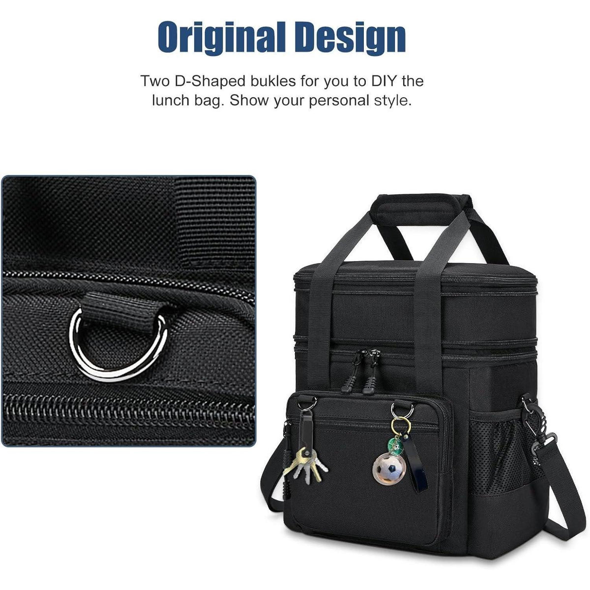 Taktische Lunchtasche isoliert, 15L, wasserdicht & langlebig