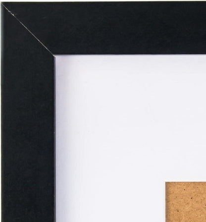 Bilderrahmen Set Schwarz 40x50cm Acrylglas MDF Fotorahmen 3er