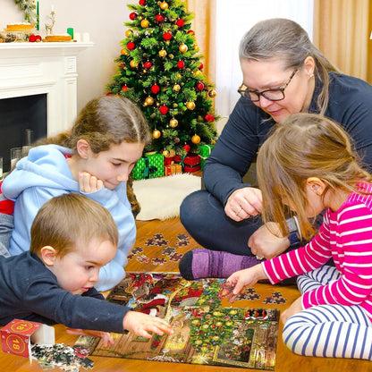 Adventskalender 2026 Puzzle Weihnachtsschmuck 1000 Teile