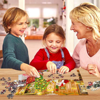 Adventskalender 2026 Puzzle Weihnachtsschmuck 1000 Teile