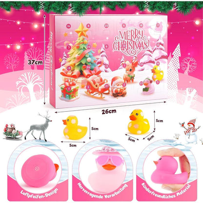 Pink Rubber Ducks Adventskalender 2026 Mädchen Badespielzeug