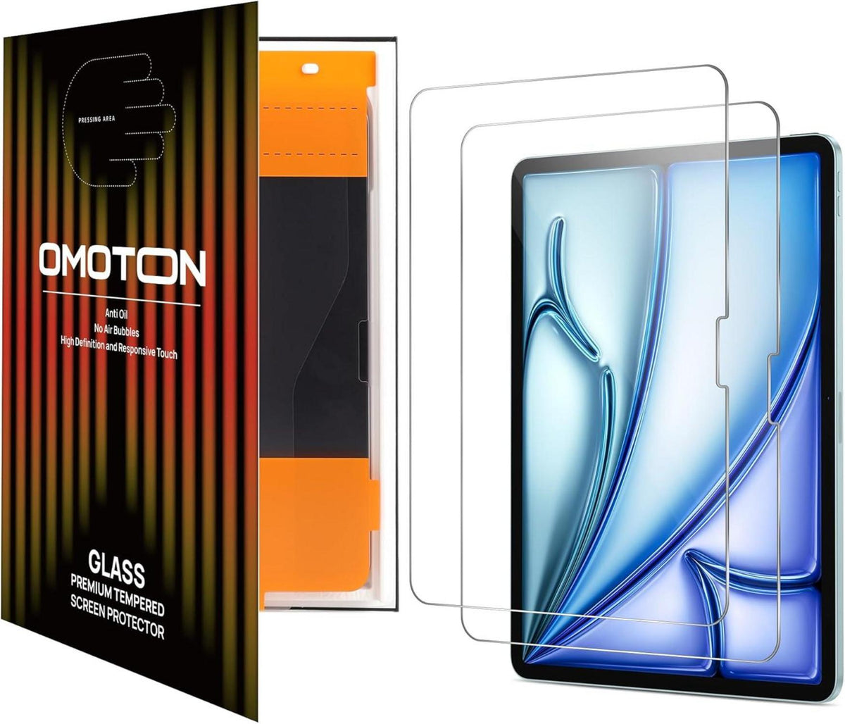 Schutzfolie für iPad Air 11 Panzer Glas 2 Stück Displayschutz