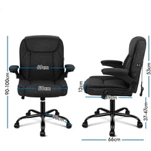 Ergonomischer Massage Bürostuhl Schwarz 150kg Belastung