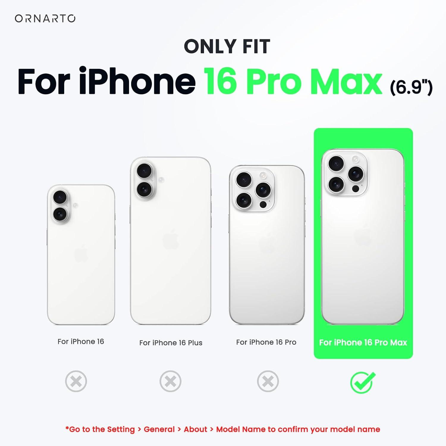 iPhone 16 Pro Max Hülle mit Kameraschutz, 2