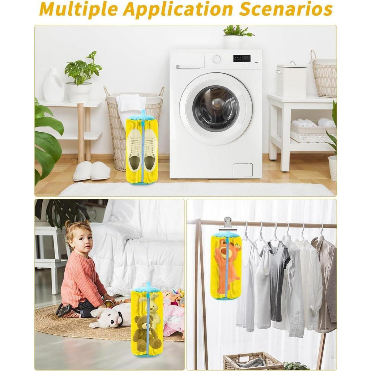 Schuhwaschbeutel Waschmaschine – 2er Set für saubere Schuhe