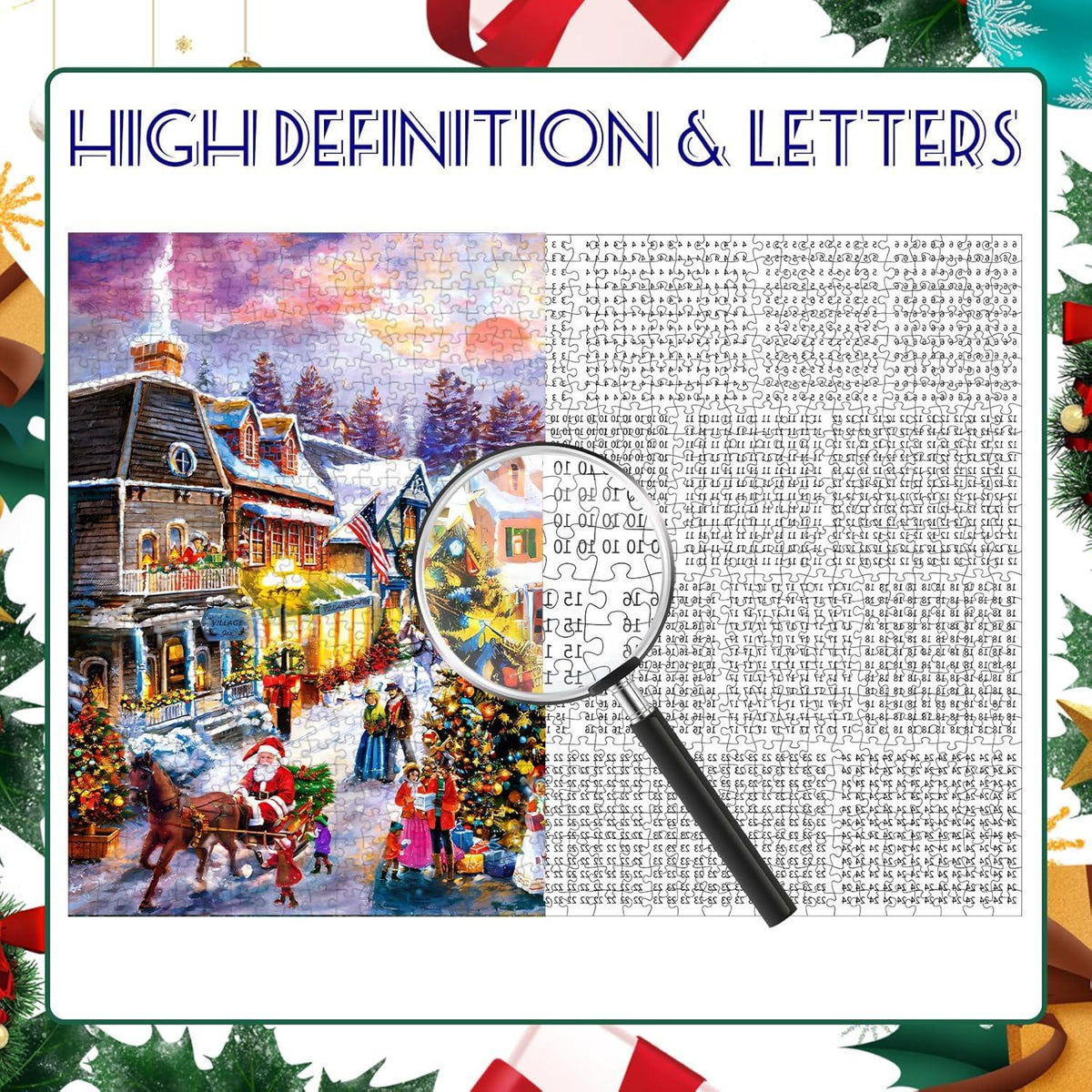 Puzzle Adventskalender 2024 Weihnachten Vintage Frauen Männer