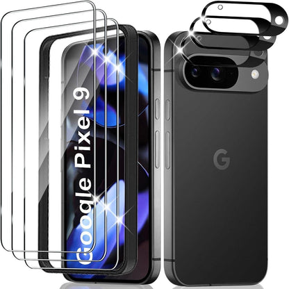Schutzfolie für Google Pixel 9 - Panzerglas mit Rahmen, 3