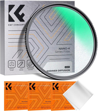 Nano-K Serie Shimmer Diffusion Filter 49mm Optisches Glas 18 Schichten