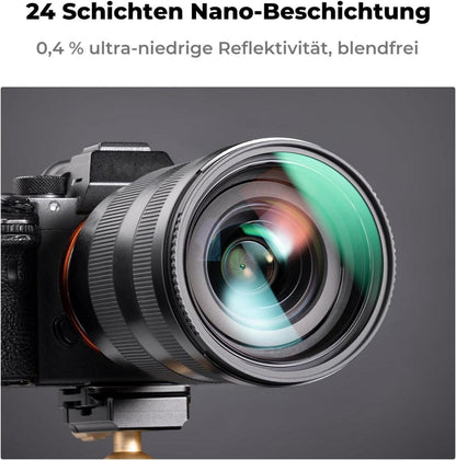 Filterset: Polfilter + UV Filter + ND1000, 77mm Nano D-Serie