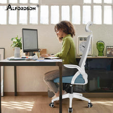 Ergonomischer Bürostuhl mit verstellbarer Lordosenstütze und