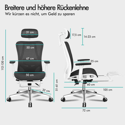 Ergonomischer Bürostuhl mit
