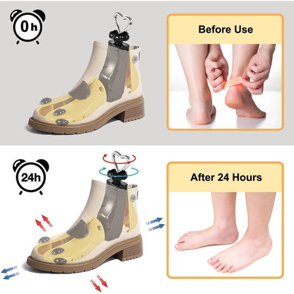 Schuhspanner Gelb (37-43) mit Schuhlöffel für Damen & Herren
