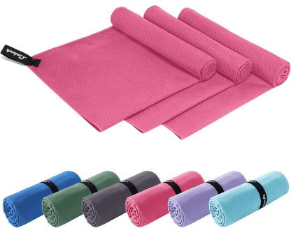 Mikrofaser Handtuch Set Schnelltrocknend für Fitness Sport Camping