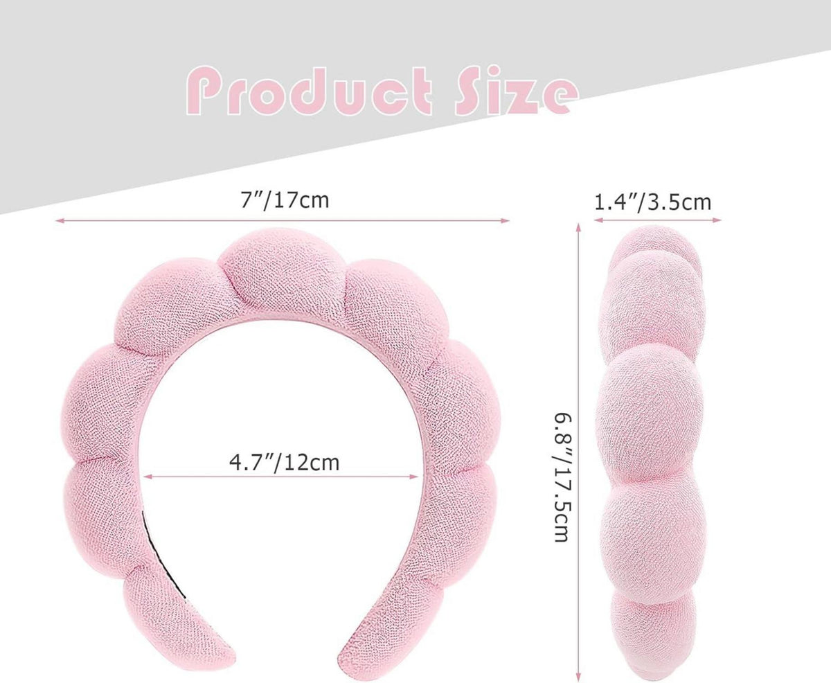 Spa-Stirnband Damen Schwamm Makeup Hautpflege Frottee 2
