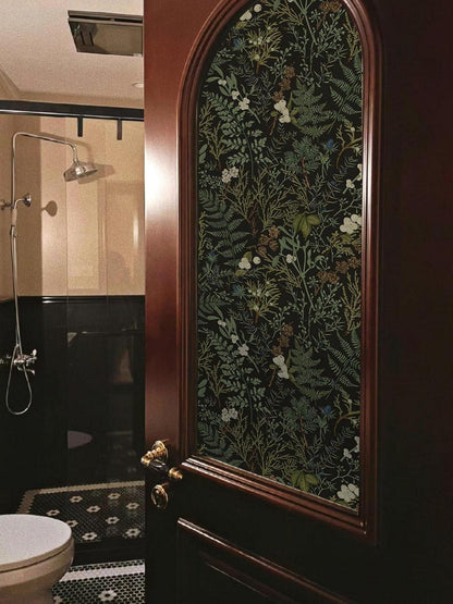 Selbstklebende Tapete Floral Blätter Wanddeko PVC Vinyl Klebefolie