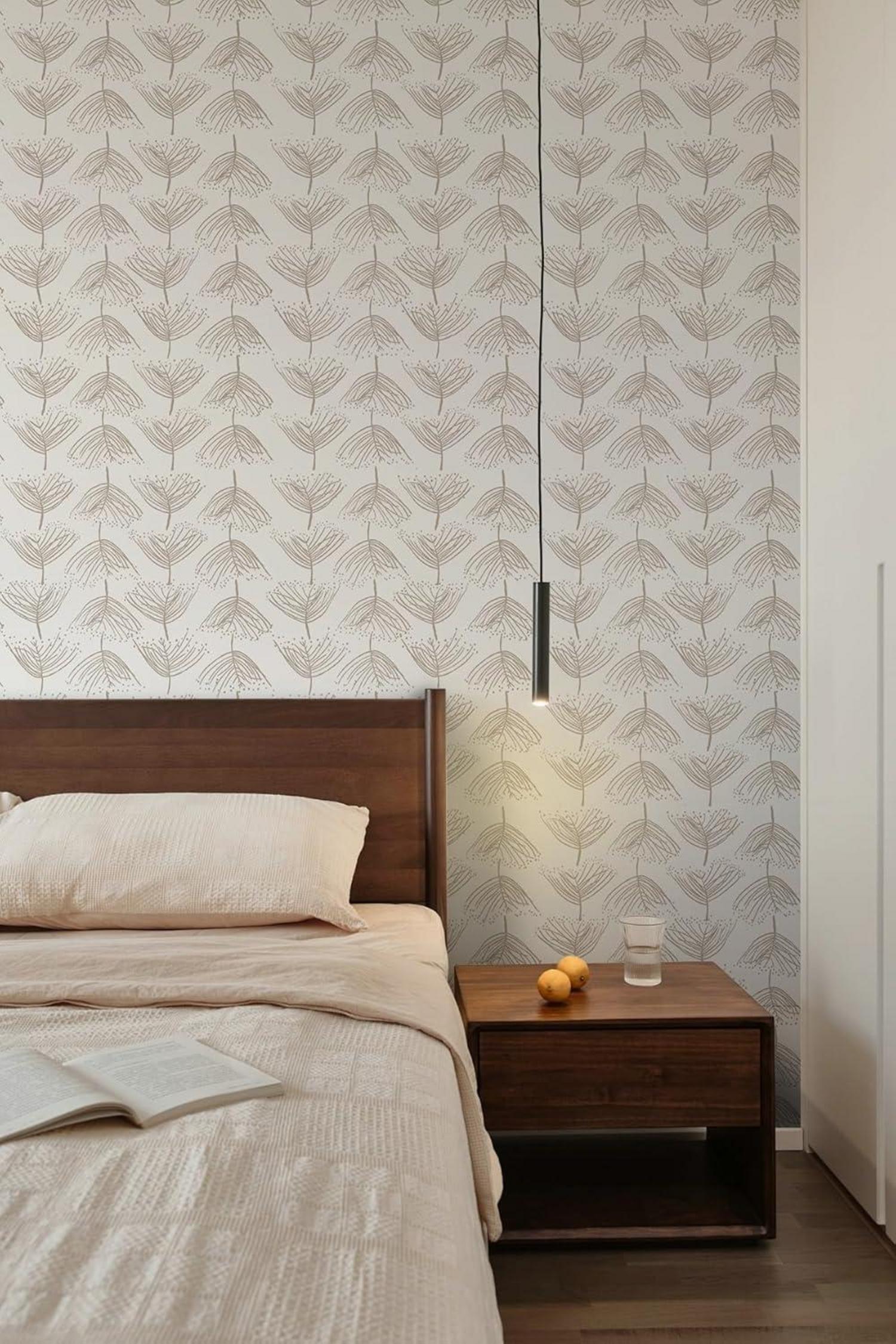 Selbstklebende Tapete Beige Moderner Verdickt 44cm x 300cm wasserdicht