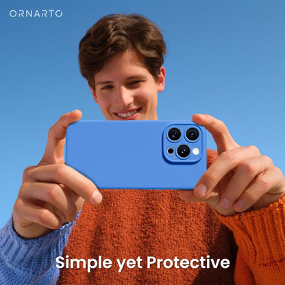 ORNARTO iPhone 16 Pro Hülle mit Kameraschutz 2 Schutzfolien 6.3 Zoll Silikon