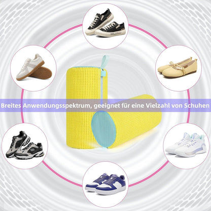 Schuhwaschbeutel 360° Reinigung 2er Pack Gelb Schuhe Waschbeutel