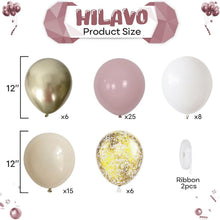 Luftballon Set 60 Stück 12'' Rosa Gold Metallic