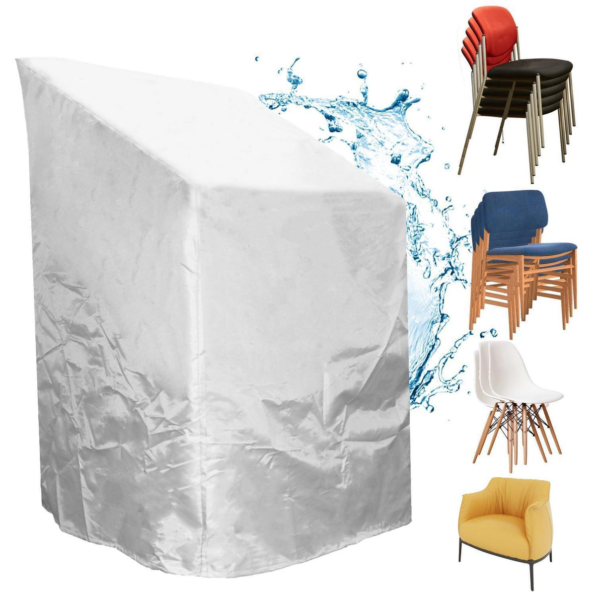 Gartenstuhl Abdeckung 70x70x80/120cm – UV-Beständig & Winterfest