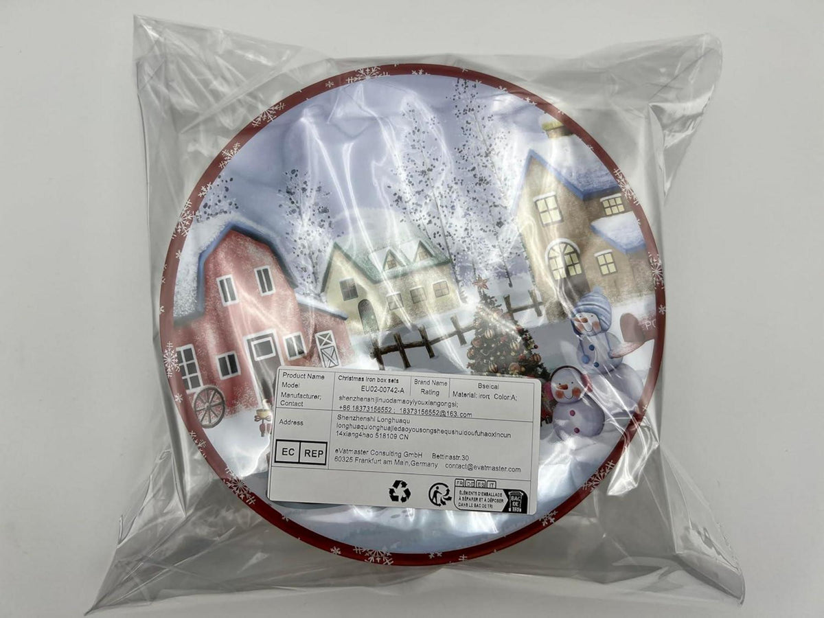 Weihnachtsdosen Metall Set Weihnachten Keksdose Plätzchen Blechdosen