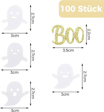 Halloween Konfetti Geister Deko Party Tisch Streudeko Horror