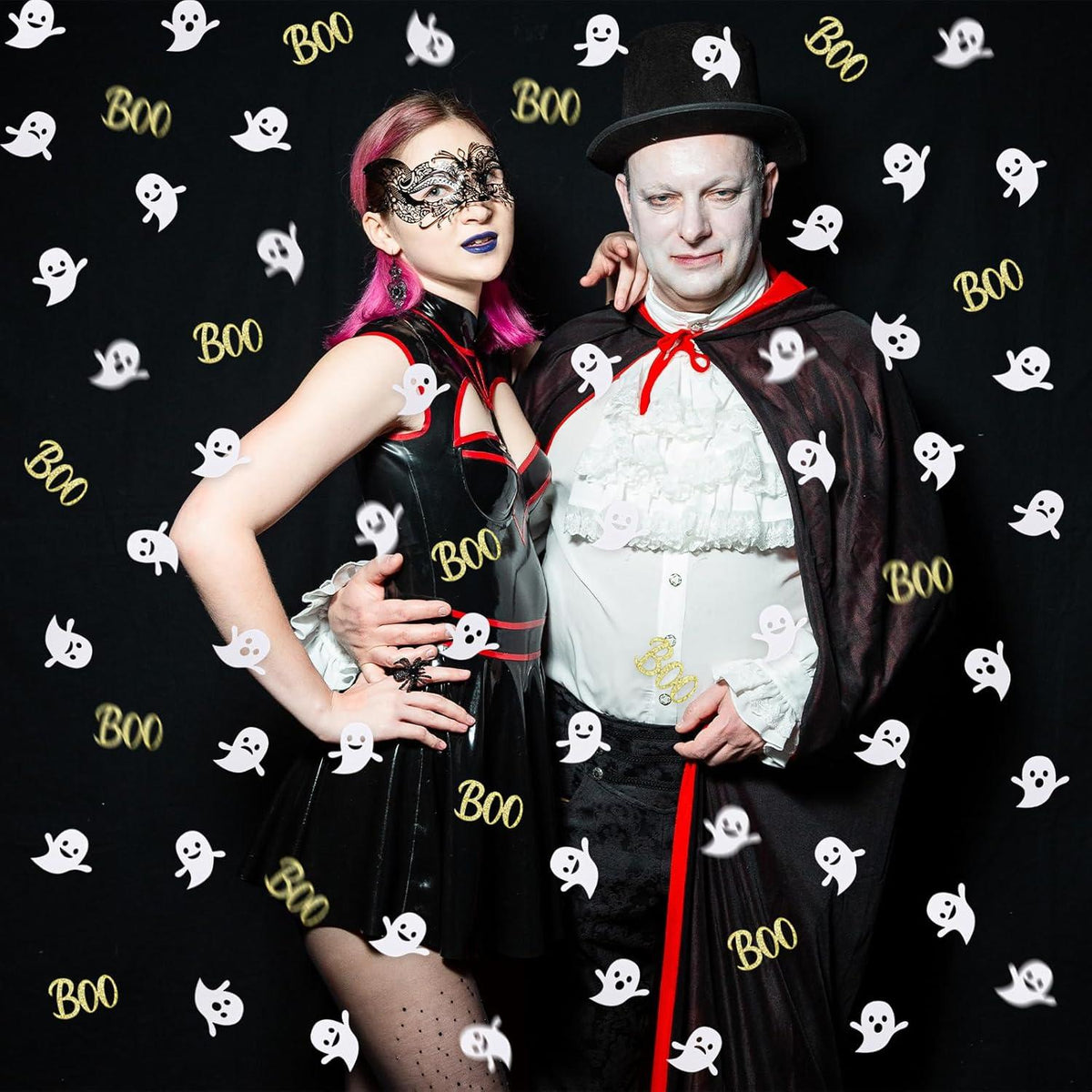 VIKY® Halloween Deko Konfetti Groß 100 Stück Gespenst Geister Streudeko Tisch Deko