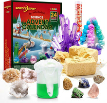 Experimente & Edelstein Adventskalender 2024 für Kinder - STEM