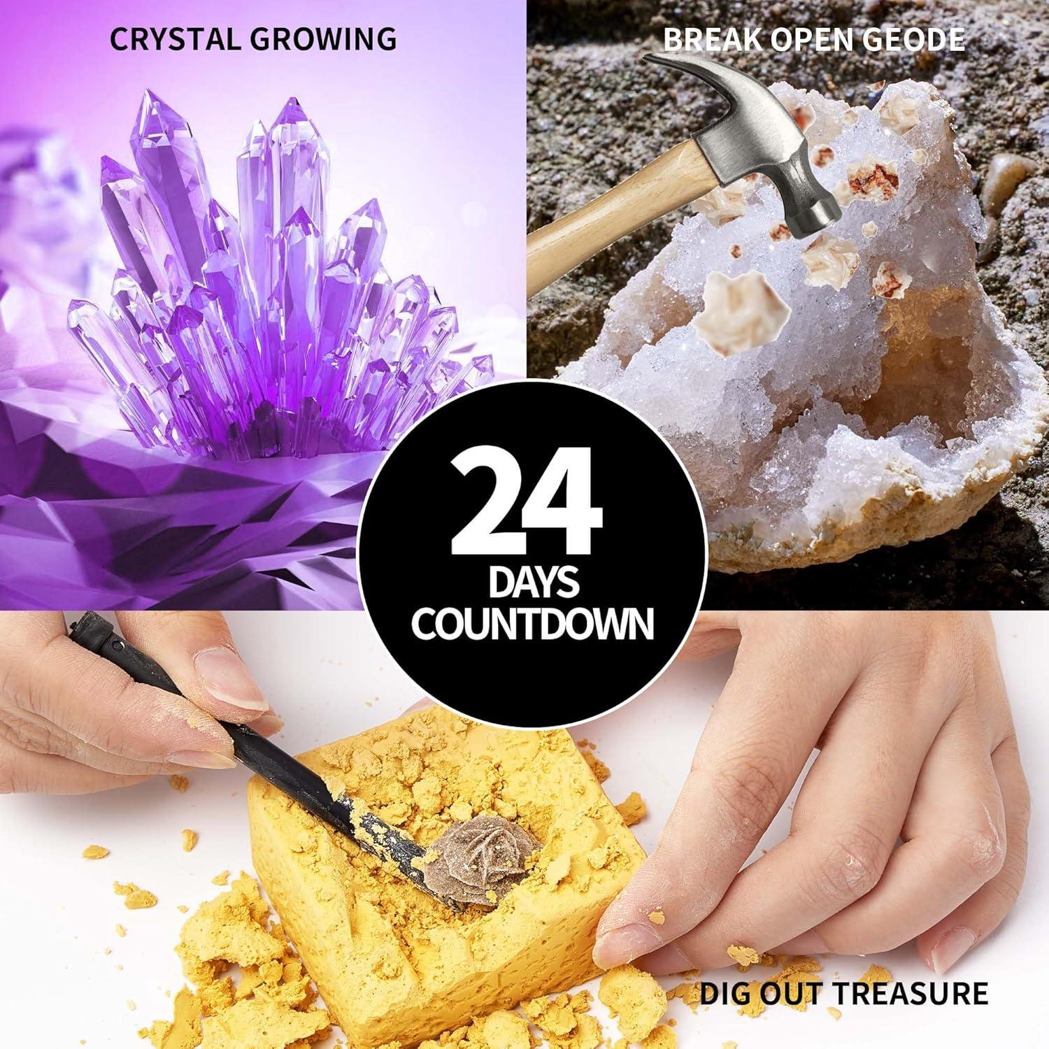 STEM Experimente & Edelstein Adventskalender 2024 für