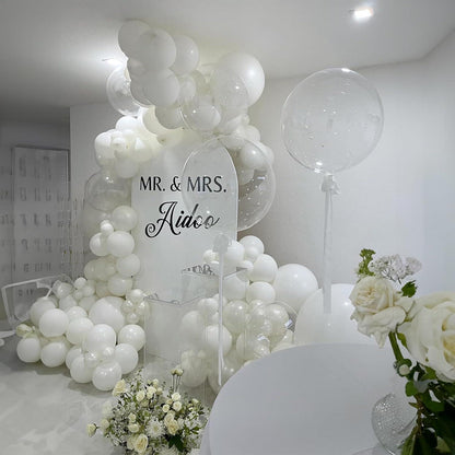 HILAVO Perlweiße Latexballons 12 Zoll 35er Set für Hochzeit & Party