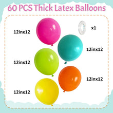 Luftballons Hawaii Sommer Party 60 Stück 12 Zoll Pink Grün