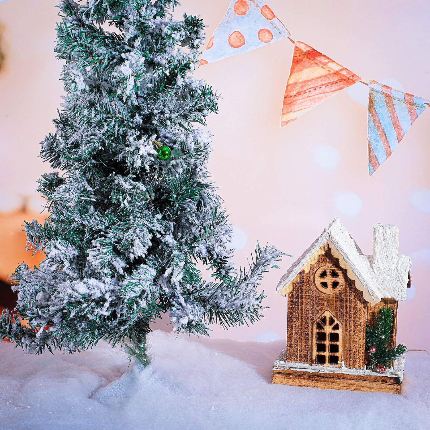 Weihnachtsdekoration Schneedecke Kunstschnee Matte Weiß 80x300cm