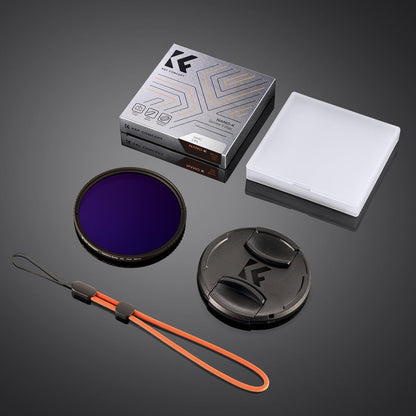 K&F Concept Zirkularer Polfilter 62mm Polarisationsfilter CPL Filter mit Objektivdeckel