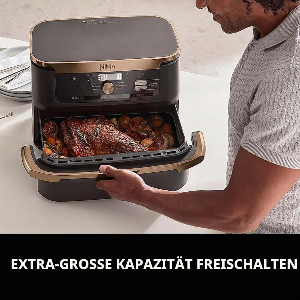 Silikonform Set für Heißluftfritteuse – 10.4L & 2x 5.2L