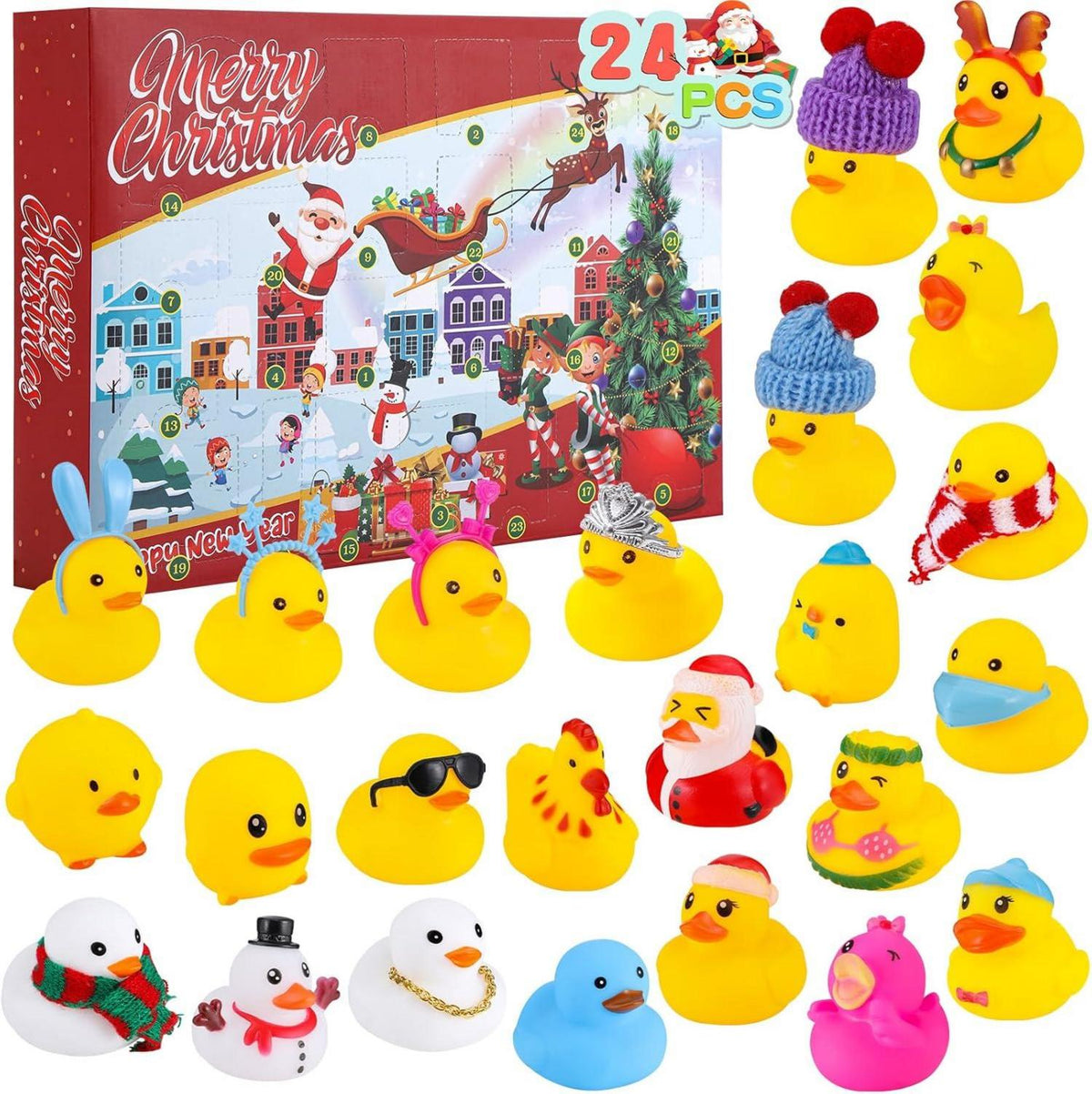 Adventskalender Enten 2024 Mini Weihnachten Kinder Geschenke