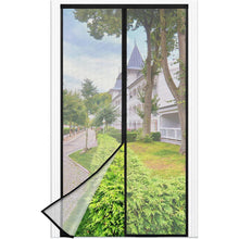 Fliegengitter Balkontür Magnetisch 75x210cm Schwarz Ohne Bohren