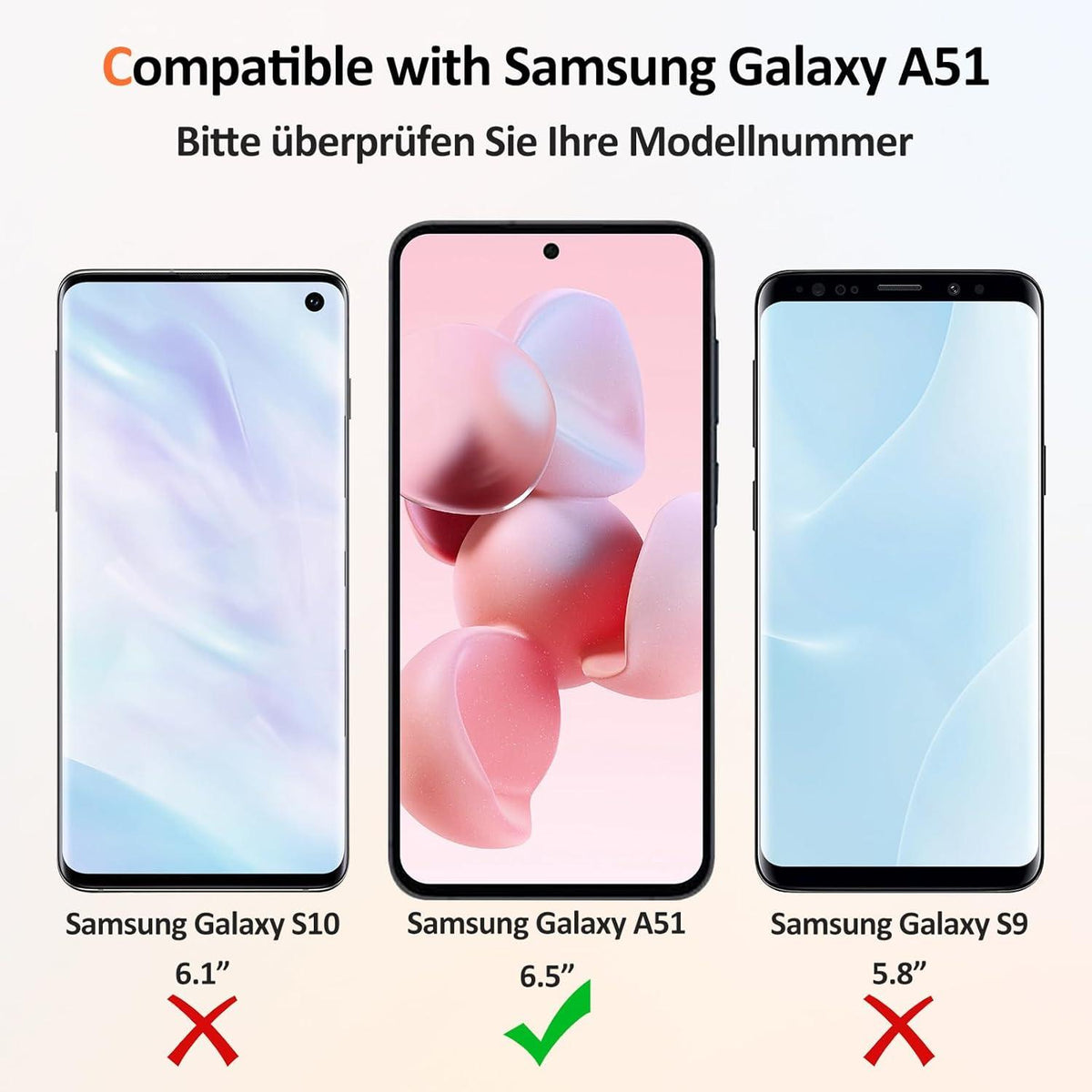 Samsung Galaxy A51 Panzerglas Schutzfolie 9H Härte 0.33mm