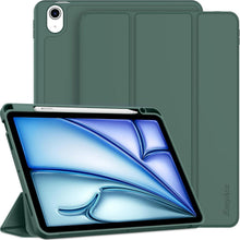 iPad Air M2 11 Zoll Hülle Trifold Ständer Nachtgrün