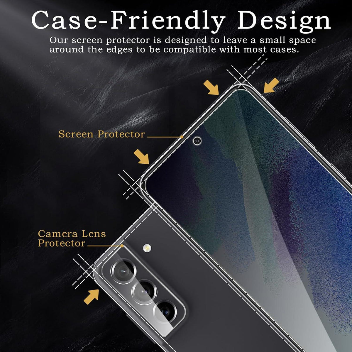 Samsung Galaxy S21 FE 5G Sichtschutz 2er Set Anti-Spy Panzer Glas Folie 9H Härte