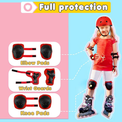 Kinder Knieschoner Set Inliner Fahren Skateboard 3-8 Jahre