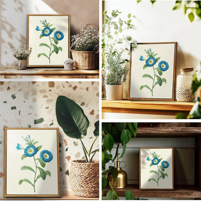Vintage Insekten Leinwand Bilder mit Holzrahmen 30x40 cm Aesthetic