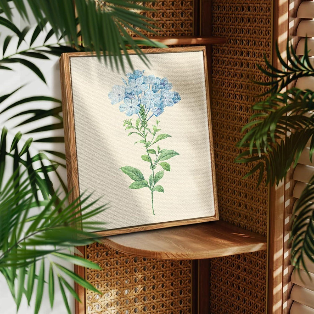 Vintage Botanische Leinwandbilder 30x40 cm mit Holzrahmen
