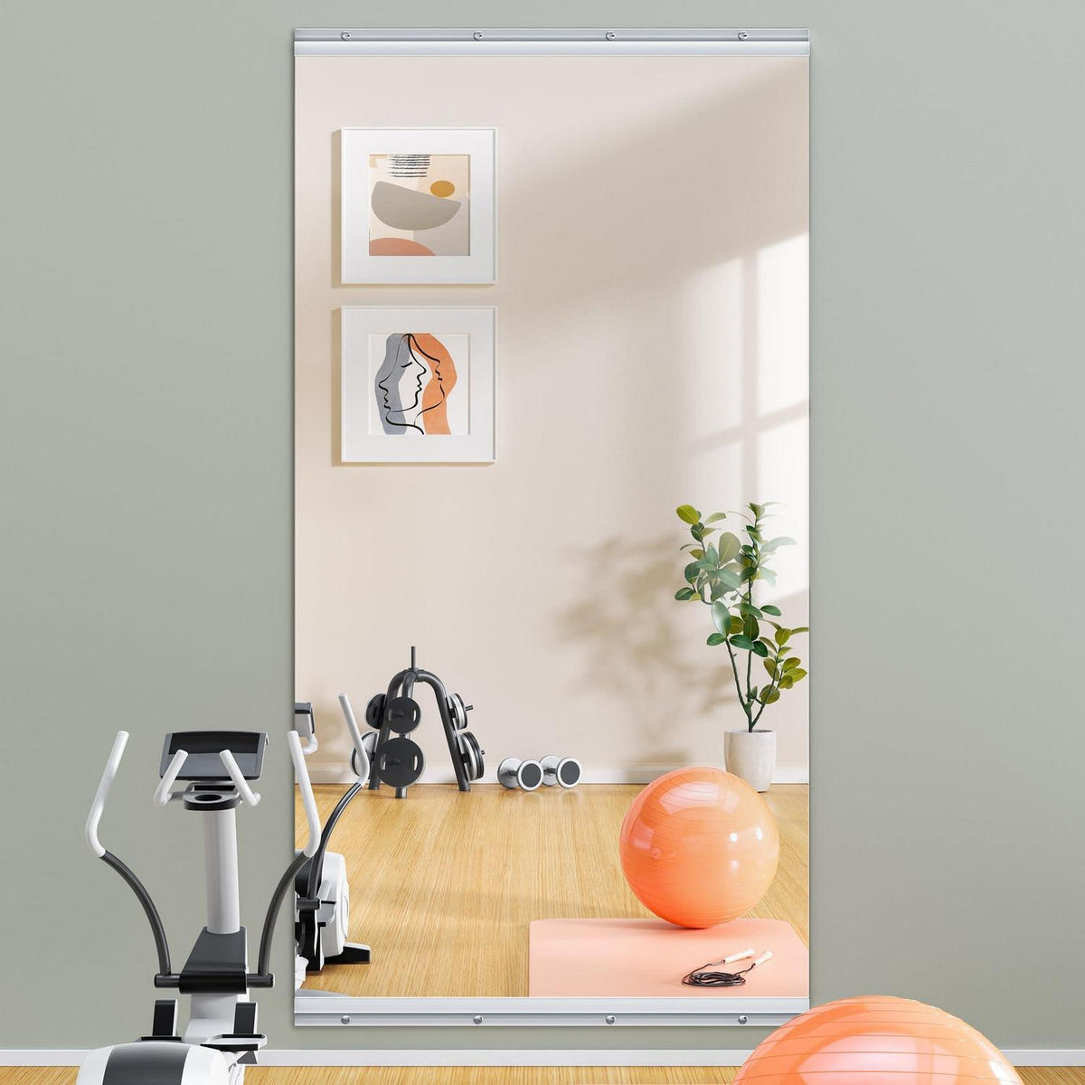 Ganzkörperspiegel 160x70cm – Fitness, Tanz & Wandspiegel