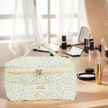 Kosmetiktasche Set 3Stück Makeup Bag Blumen Muster