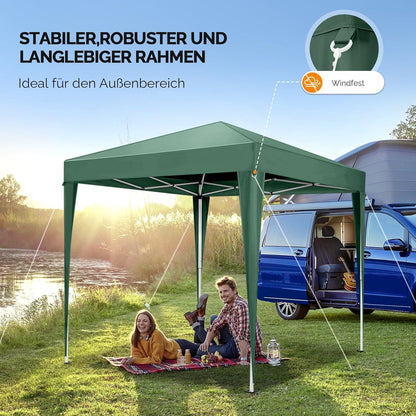 Faltpavillon 3x3m – Höhenverstellbar & Wasserdicht