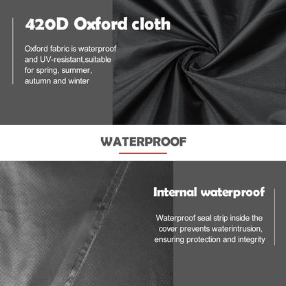 Grillabdeckung 76cm – Wasserdicht & Robust für Weber Spirit 210