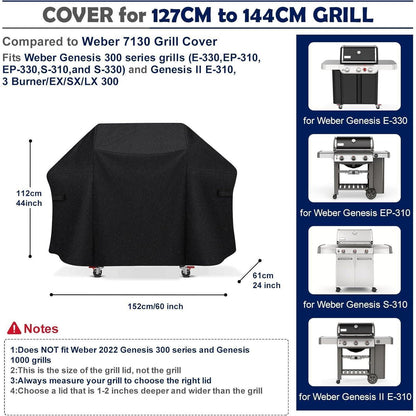Grillabdeckung 152cm für Weber Genesis II & 300 Serie