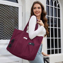 Canvas Tote Bag Damen Handtasche Shopper Umhängetasche mit