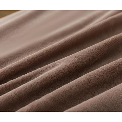 Flauschige Bettwäsche 155x220 cm, 2-tlg. Set, Kaffeebraun